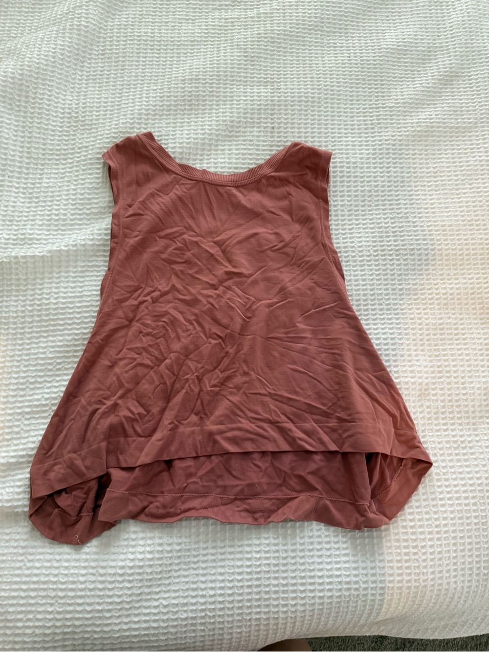 avocado Dusty Rose Layered Tank Top